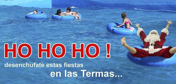 Papá Noel en las Termas