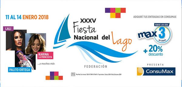 Calendario de actividades Fiesta del Lago